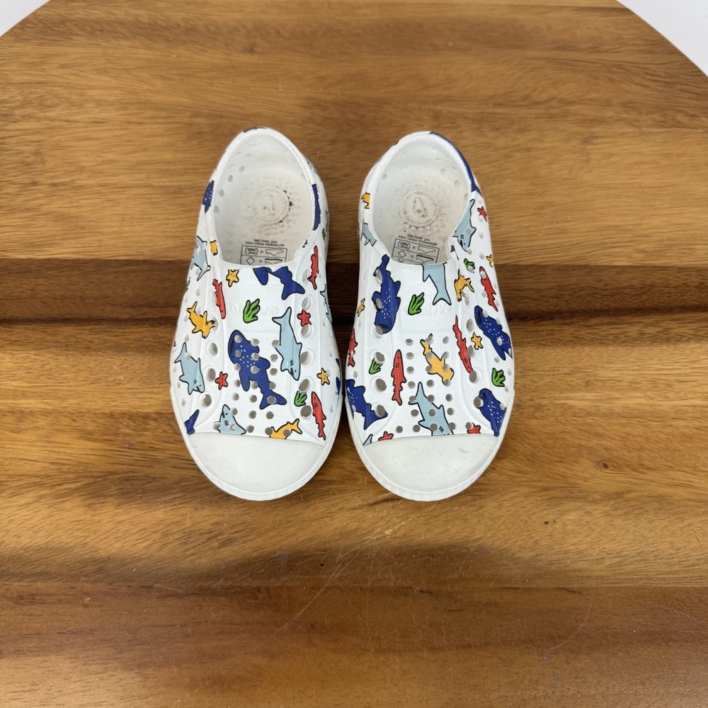 Little Kids Toddlers Native Jefferson Shark Slip On Sneakers Shoes Size 6 C